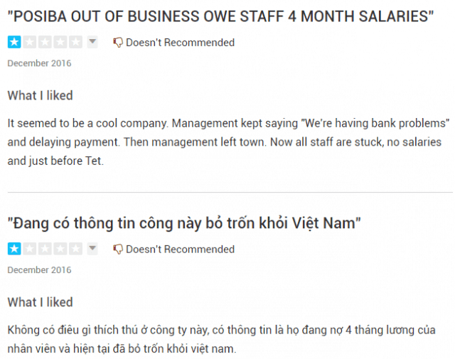 Review công ty - Posiba Vietnam