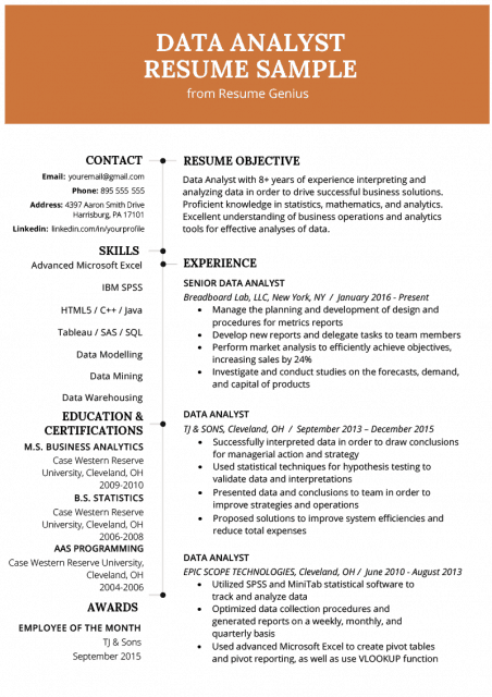 data-analyst-cv