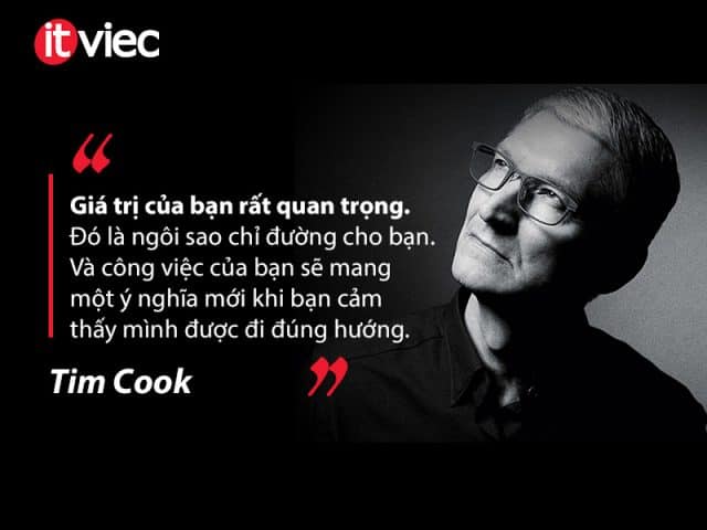 câu nói của tim cook về đạo đức nghề nghiệp