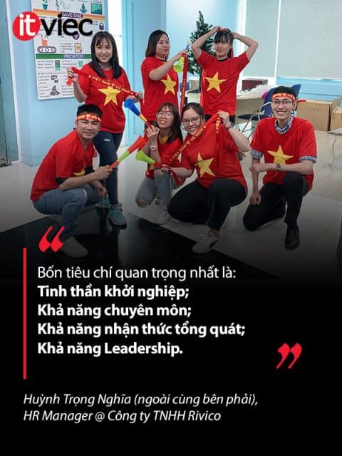 quy trình phỏng vấn it - huỳnh trọng nghĩa - hr manager rivico riviu