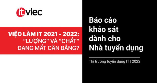 việc làm it 2022 - employer survey itviec 2022 - lương nhân viên it
