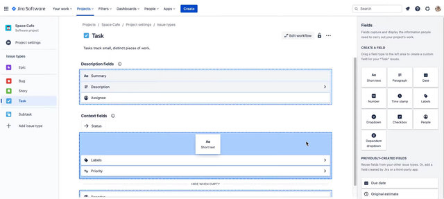jira là gì issue layout configuration