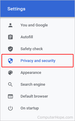 bật cookies trên chrome