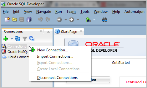 oracle sql developer
