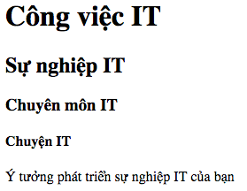 các thẻ trong html - thẻ html - itviec blog