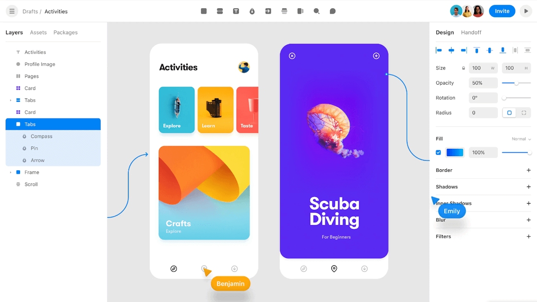 thiết kế ui ux bằng phần mềm gì - phần mềm thiết kế ui ux - framer - itviec blog