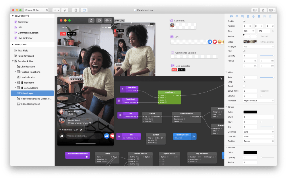 thiết kế ui ux bằng phần mềm gì - phần mềm thiết kế ui ux - origami studio - itviec blog