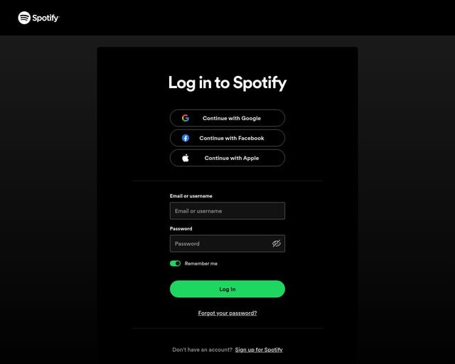 login form html - tạo form đăng nhập html - spotify