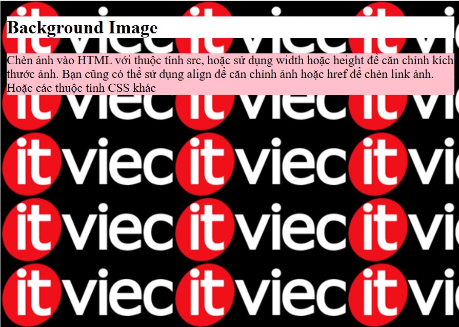 chèn ảnh trong html - itviec blog