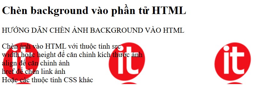 chèn ảnh trong html - itviec blog