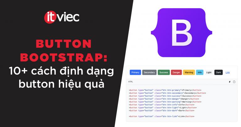 Button Bootstrap - itviec blog