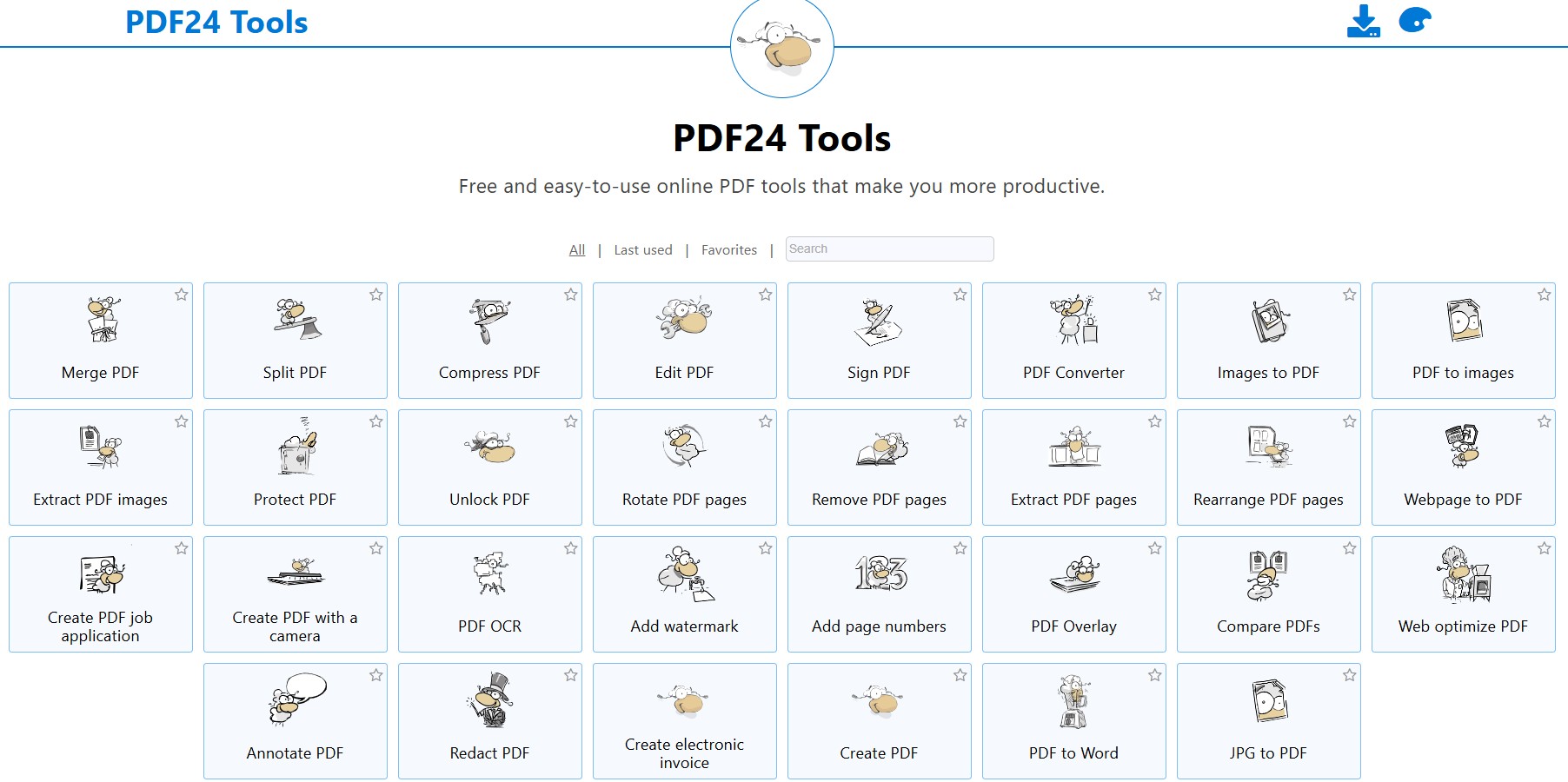 chuyển html sang pdf - itviec blog - PDF24 Tools