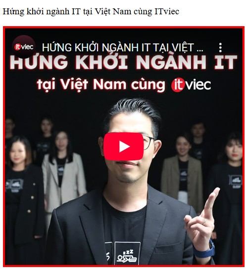 iframe html - itviec blog
