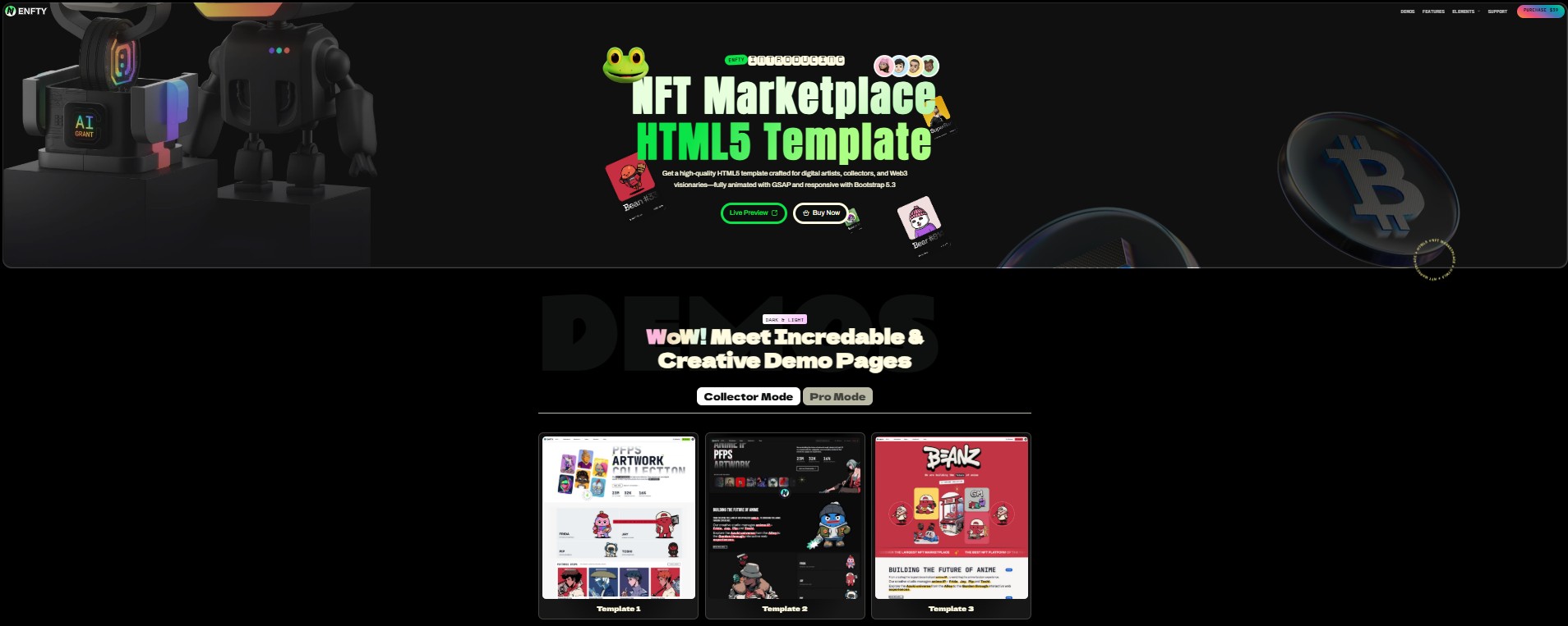 Top 12+ mẫu HTML Template chuyên nghiệp cho nhiều lĩnh vực